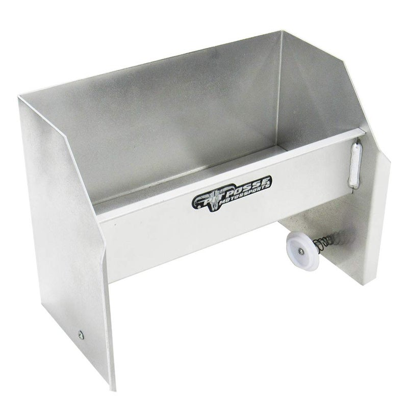 Pit Posse 454 Hand Cleaning Station Cabinet and Paper Towel Holder - Made in USA - Garage Enclosed Race Trailer Automotive Mechanics Shop Storage Organizer Aluminum (Silver) - Image 3